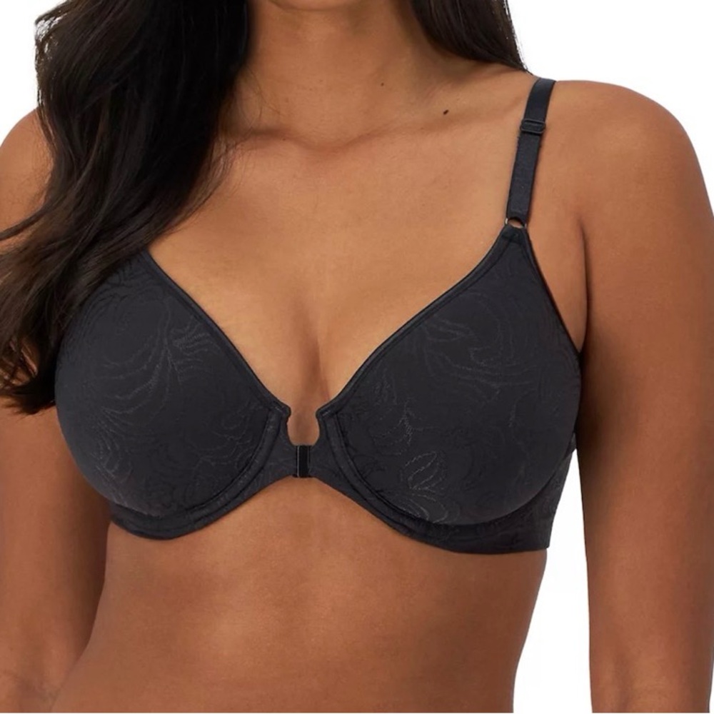 Bali Comfort Revolution Full-Figure Front-Closure Shaping Underwire Bra 36DD